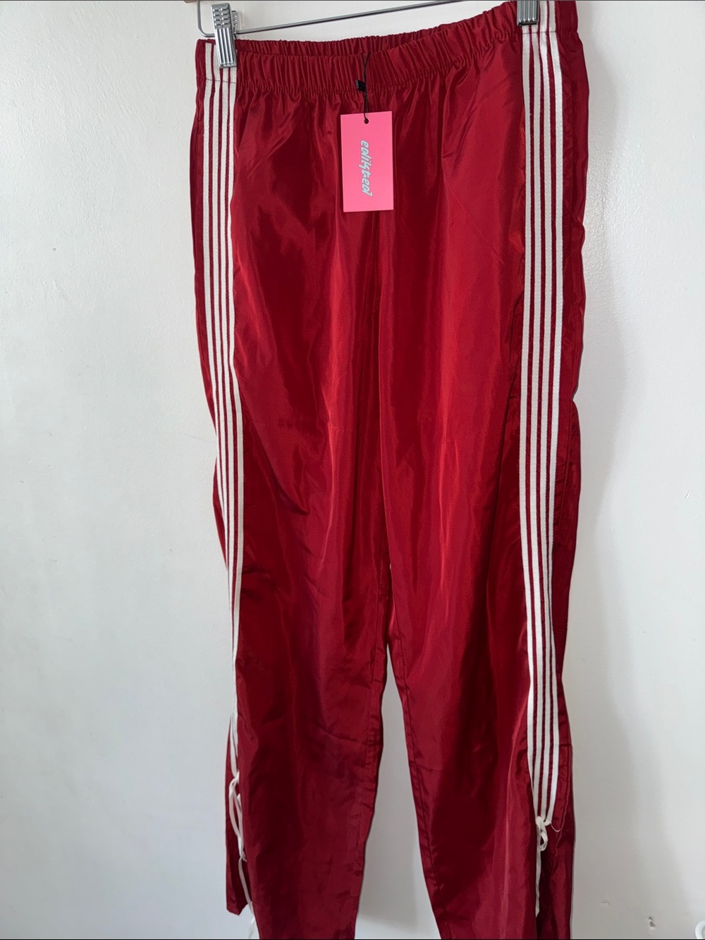 Edikted Remy Bow Ribbon Track Pants - Picture 2 of 9